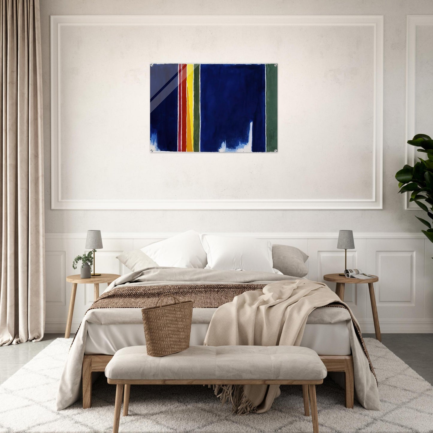 ATMOSPHERIC EFFECTS I 1970 - Alma Woodsey Thomas Acrylic Print - 70x100 cm / 28x40″ inches | Alma Woodsey Thomas Wall Art | Alma Woodsey Thomas Prints