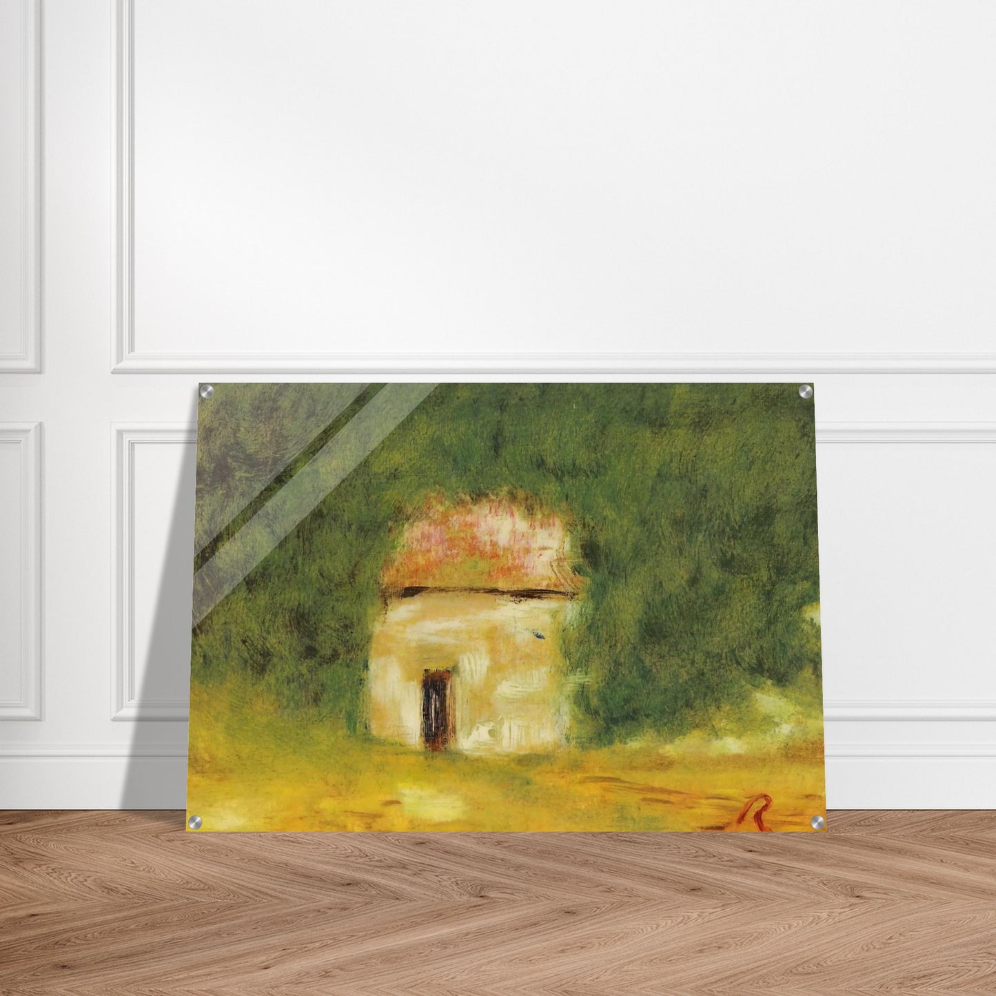 The Little House - Pierre-Auguste Renoir Acrylic Print - 70x100 cm / 28x40″ inches