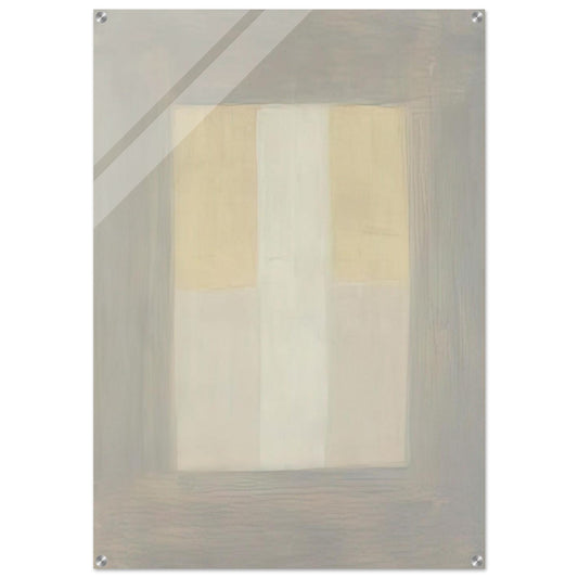 Desert Rain - Agnes Martin Acrylic Print - 70x100 cm / 28x40″ inches | Agnes Martin Wall Art | Agnes Martin Prints