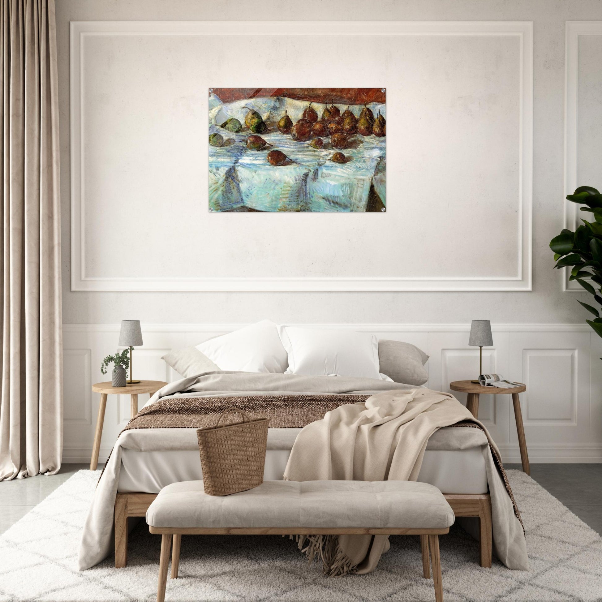 Winter Sickle Pears - Childe Hassam Acrylic Print - 70x100 cm / 28x40″ inches | Childe Hassam Wall Art | Childe Hassam Prints