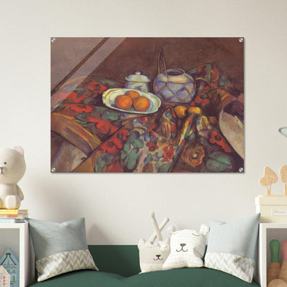 Still Life with Oranges - Paul Cézanne Acrylic Print - 70x100 cm / 28x40″ inches