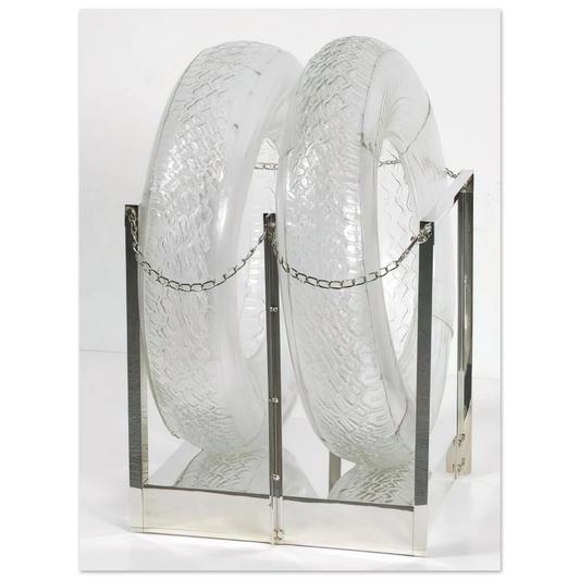 Robert Rauschenberg - UNTITLED GLASS TIRES 1997 Fine Art Poster - Default Title