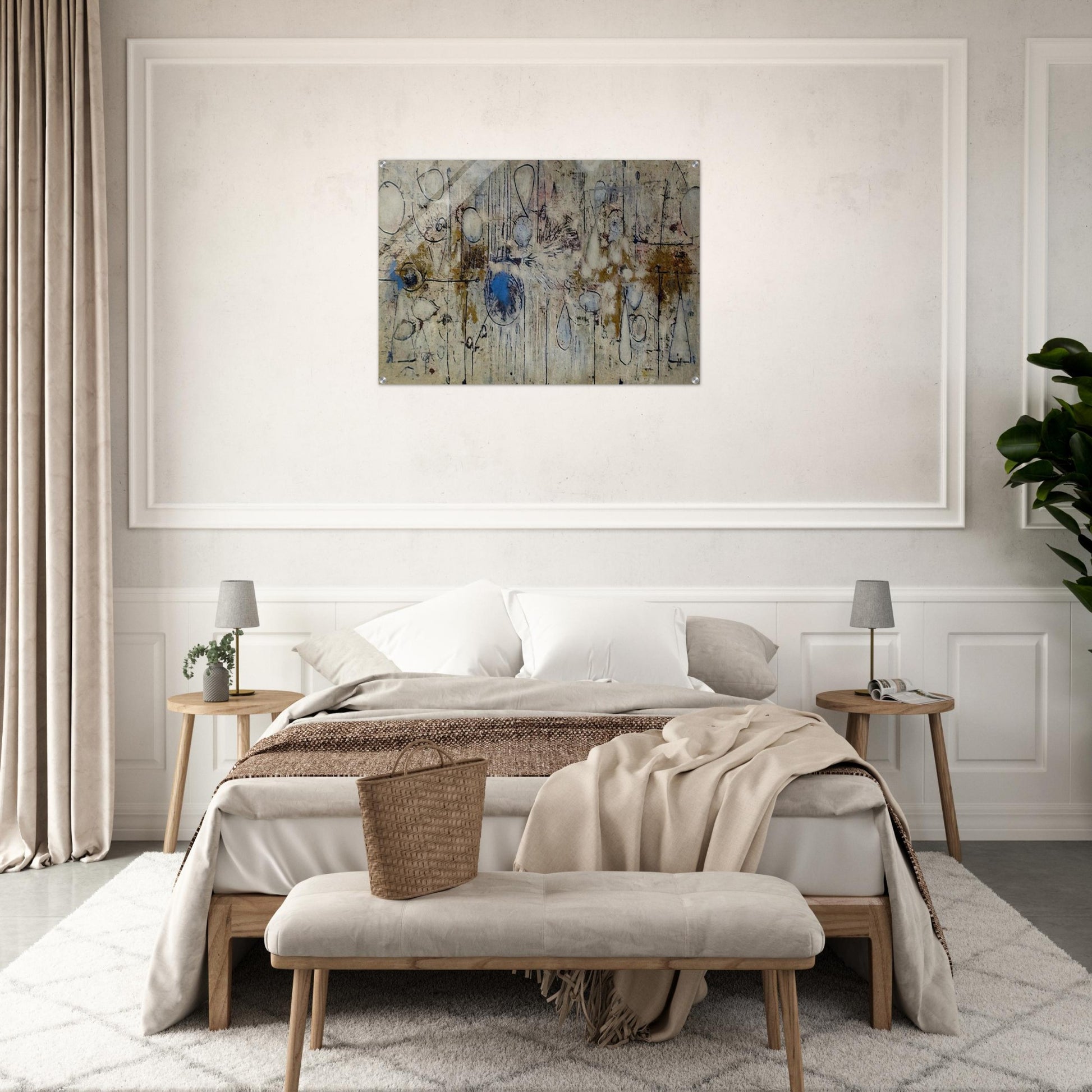 By the Sea - 1957 - Richard Pousette-Dart Acrylic Print - 70x100 cm / 28x40″ inches | Richard Pousette-Dart Wall Art | Richard Pousette-Dart Prints