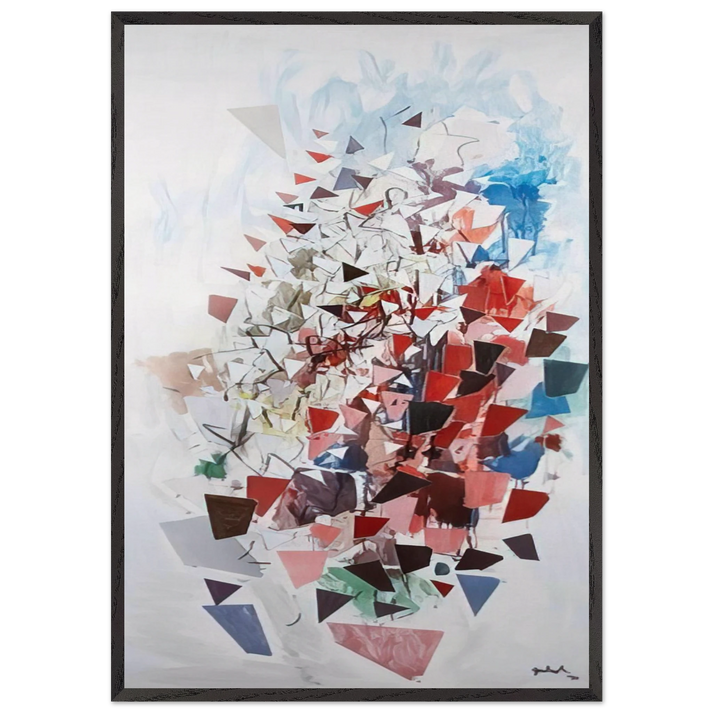 Soaring II - 1994 - Robert Goodnough 70x100 cm / 28x40 inches Framed Art Print – Black Wooden Frame