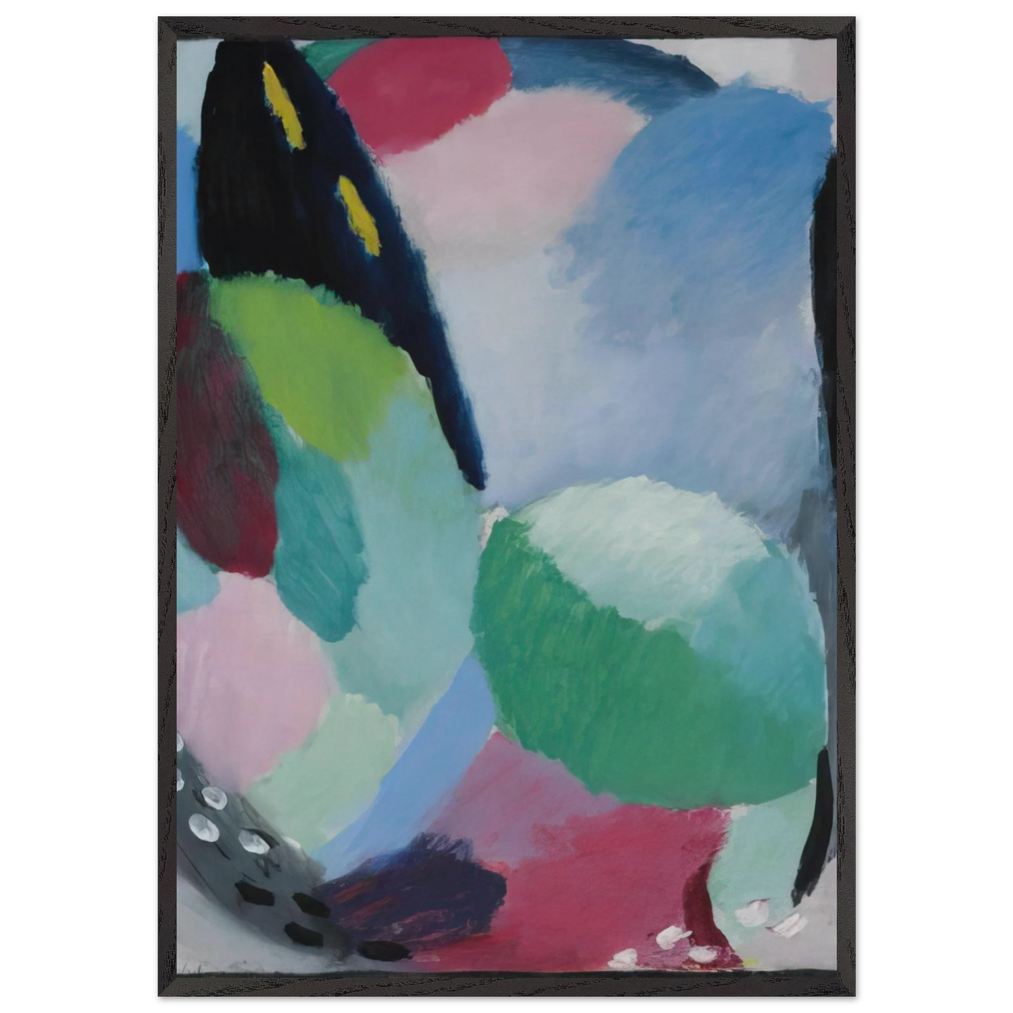 VARIATION SONNENAUFGANG 1918 - Alexej von Jawlensky Framed Art Print – Black Wooden Frame - Default Title - -Framed Art Print