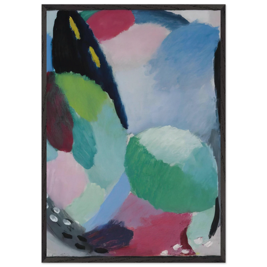 VARIATION SONNENAUFGANG 1918 - Alexej von Jawlensky Framed Art Print – Black Wooden Frame - Default Title - -Framed Art Print