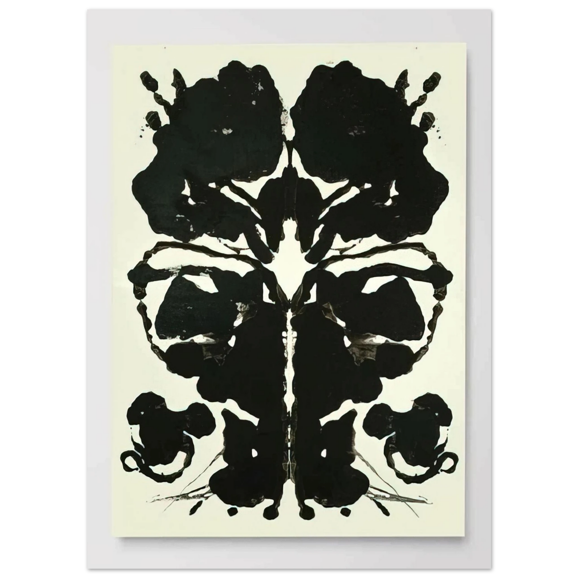 Andy Warhol - Rorschach Fine Art Poster - 75x100 cm / 30x40 inches