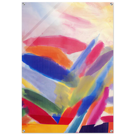 When We Were Young Again - 1997 - Ronnie Landfield Acrylic Print - 70x100 cm / 28x40″ inches | Ronnie Landfield Wall Art | Ronnie Landfield Prints