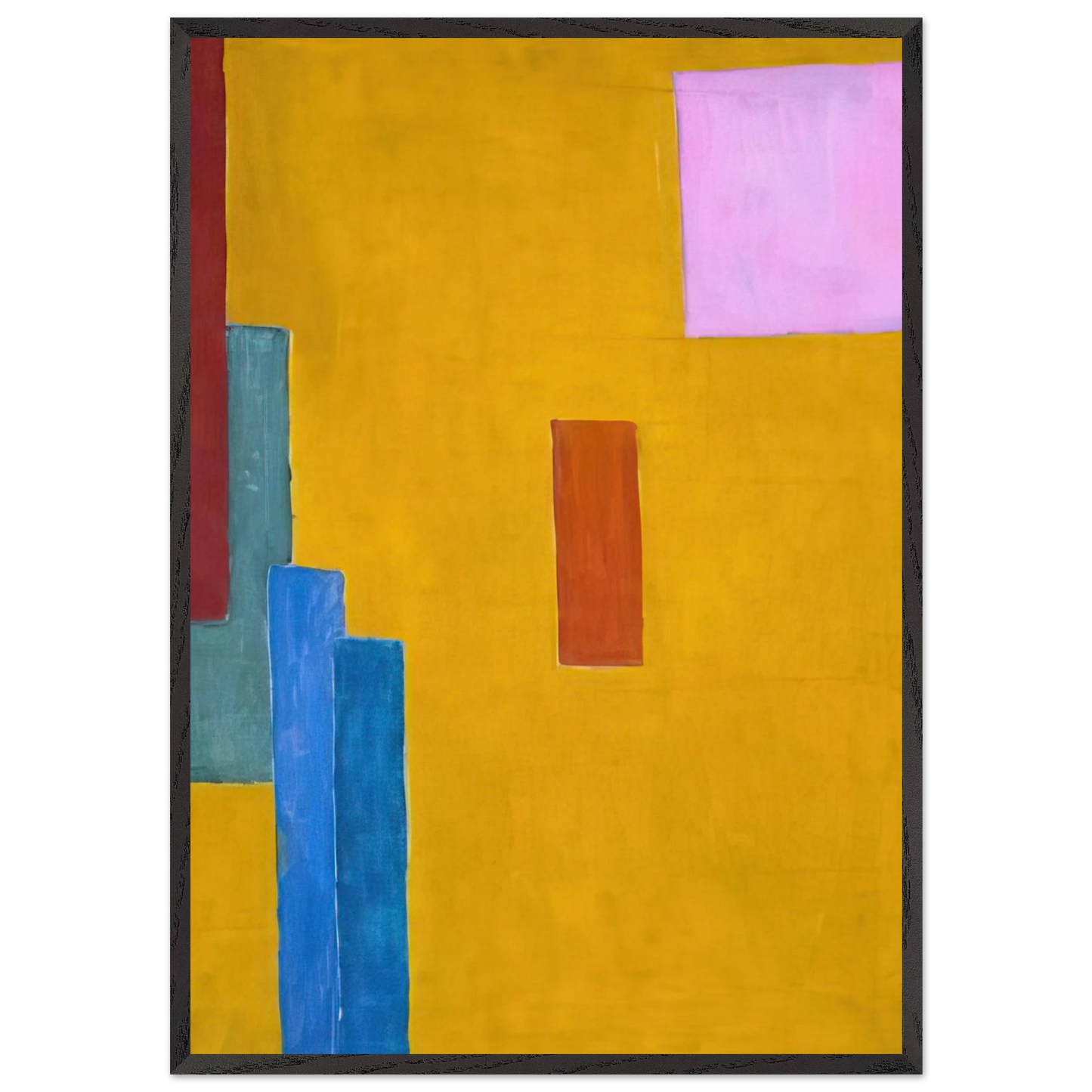 ABSTRACT PAINTING 1914 - Vanessa Bell Framed Art Print – Black Wooden Frame - Default Title - -Framed Art Print