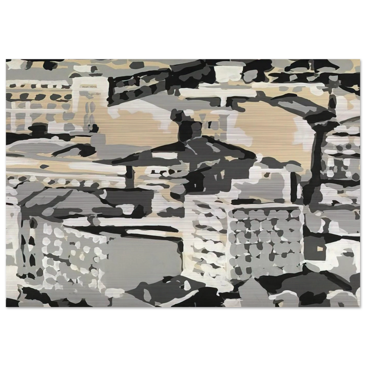 TOWNSCAPE 1969 0 - Gerhard Richter Brushed Aluminum Print - 70x100 cm / 28x40 inches | Gerhard Richter Aluminum Print | Gerhard Richter Prints