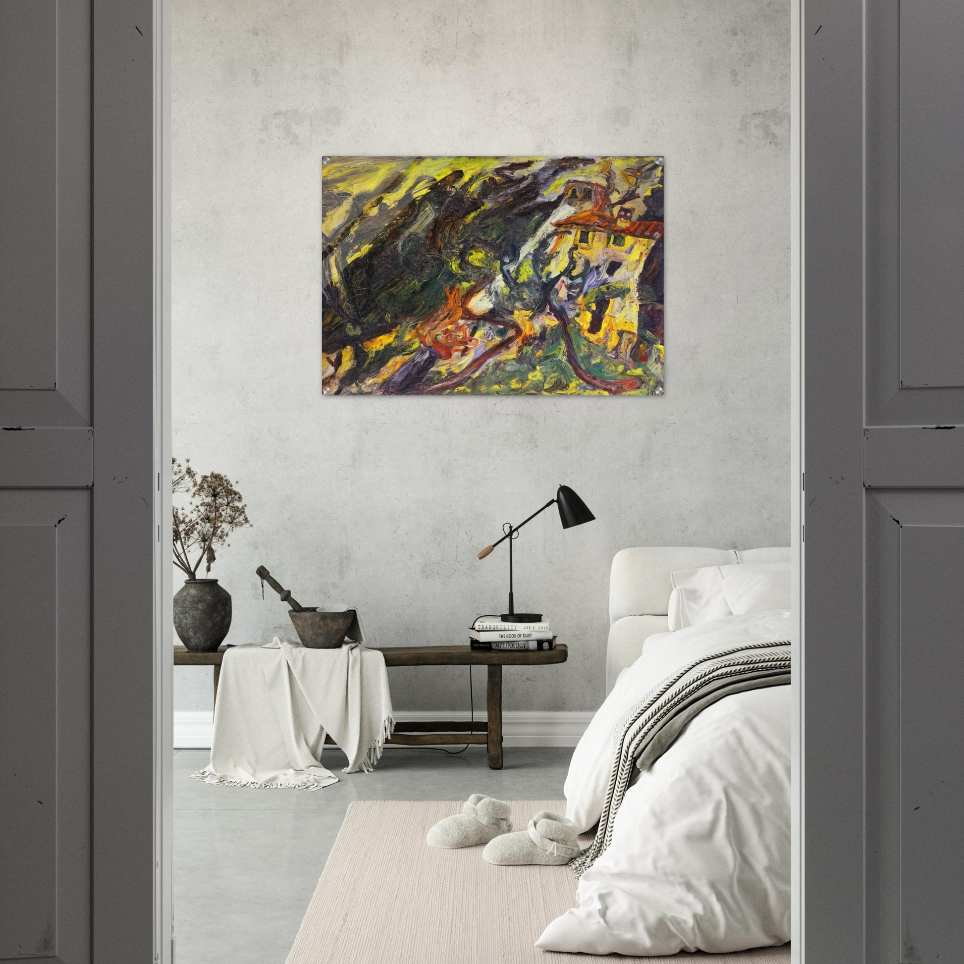 GORGE DE LOUP SUR VENCE - Chaim Soutine Acrylic Print - 70x100 cm / 28x40″ inches | Chaim Soutine Wall Art | Chaim Soutine Prints