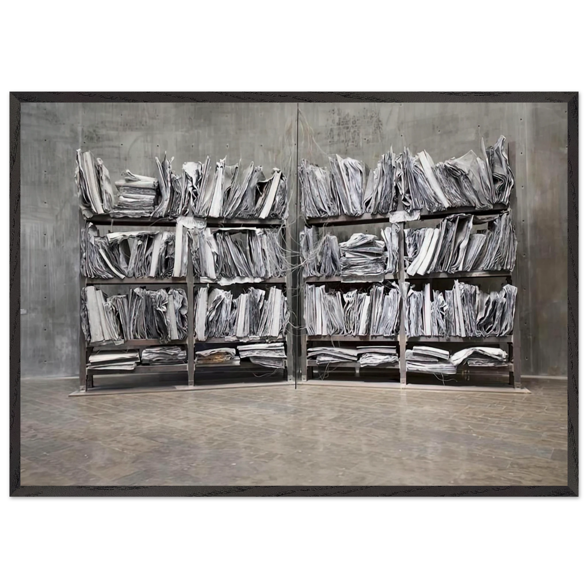 THE HIGH PRIESTESS ZWEISTROMLAND 1989 - Anselm Kiefer Framed Art Print – Black Wooden Frame - Default Title - -Framed Art Print