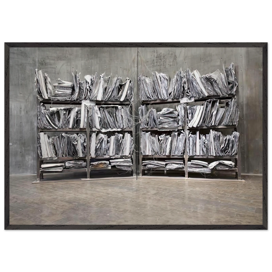 THE HIGH PRIESTESS ZWEISTROMLAND 1989 - Anselm Kiefer Framed Art Print – Black Wooden Frame - Default Title - -Framed Art Print