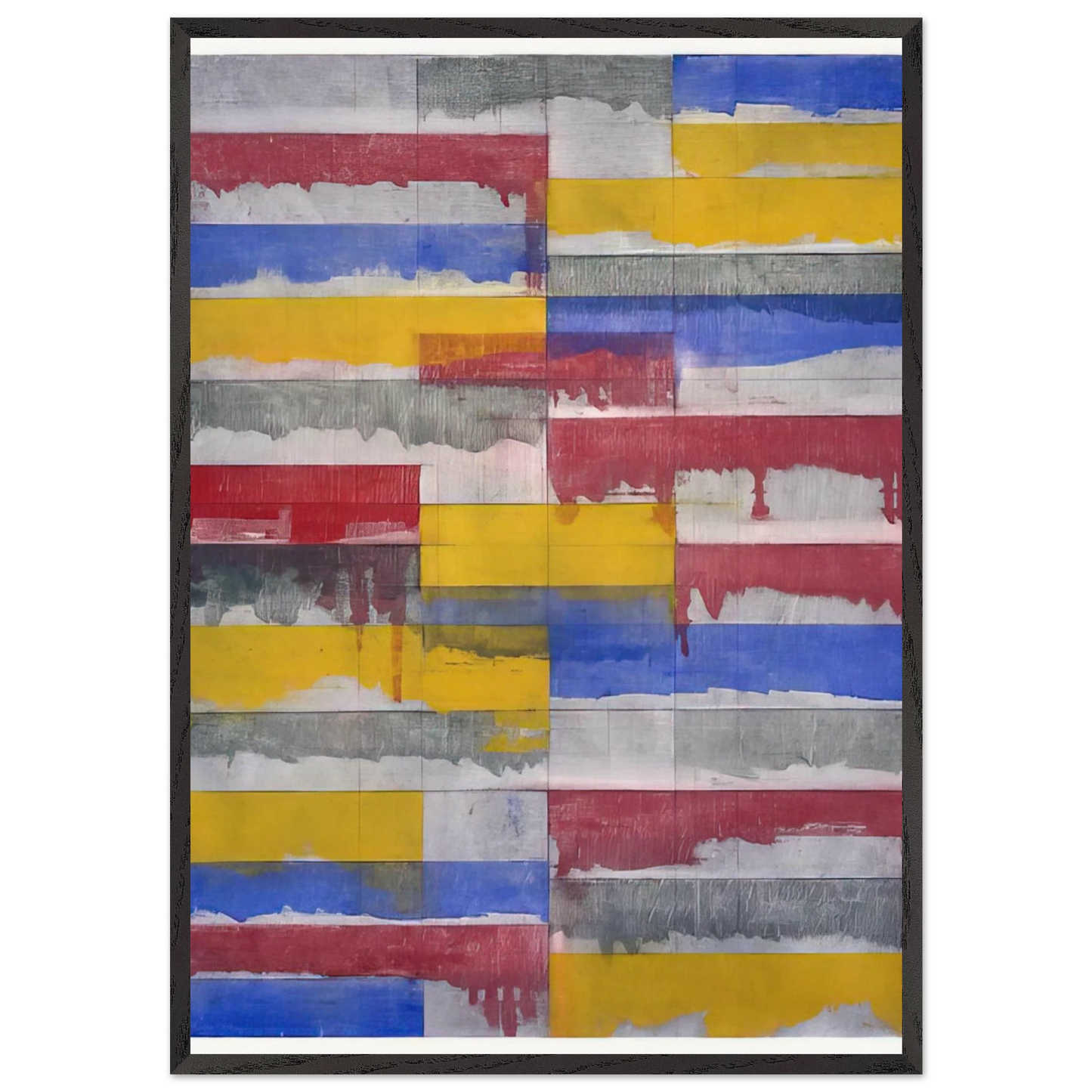 Window Study 3 - 1985 - Brice Marden Framed Art Print – Black Wooden Frame - Default Title - -Framed Art Print