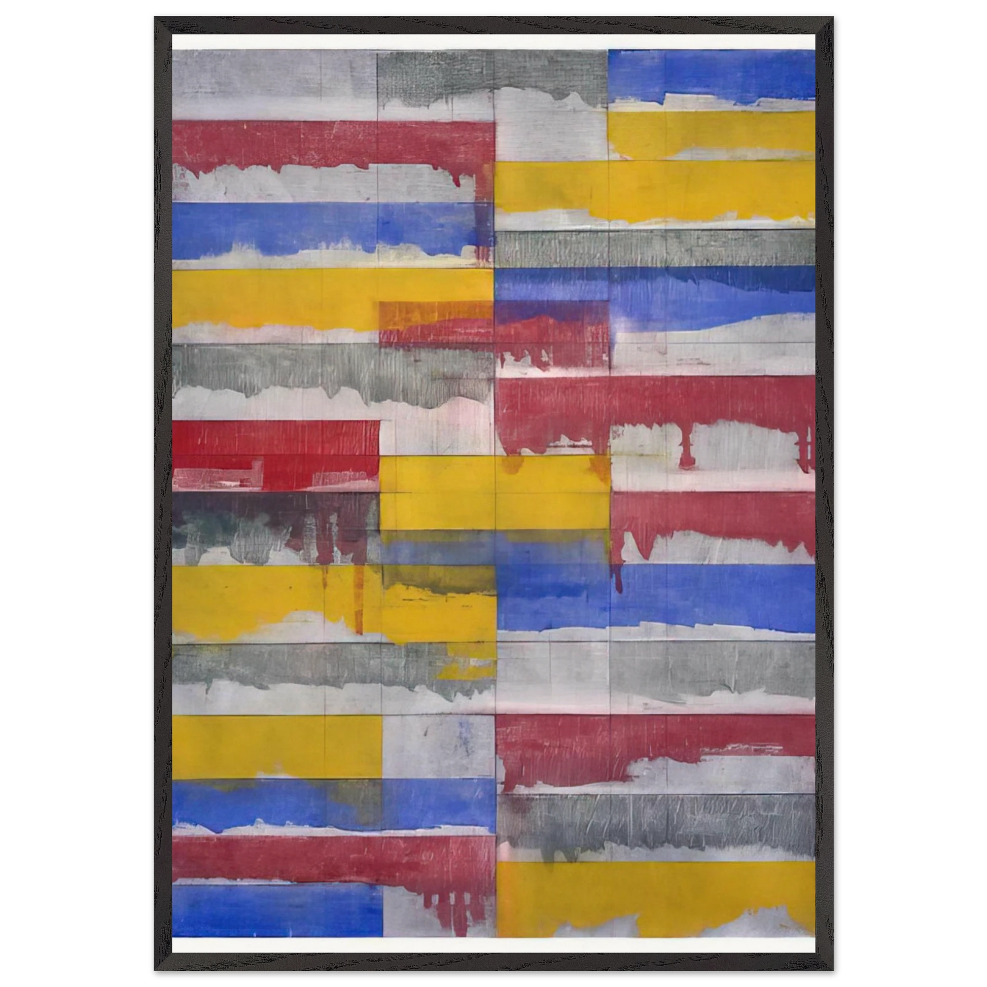 Window Study 3 - 1985 - Brice Marden Framed Art Print – Black Wooden Frame - Default Title - -Framed Art Print