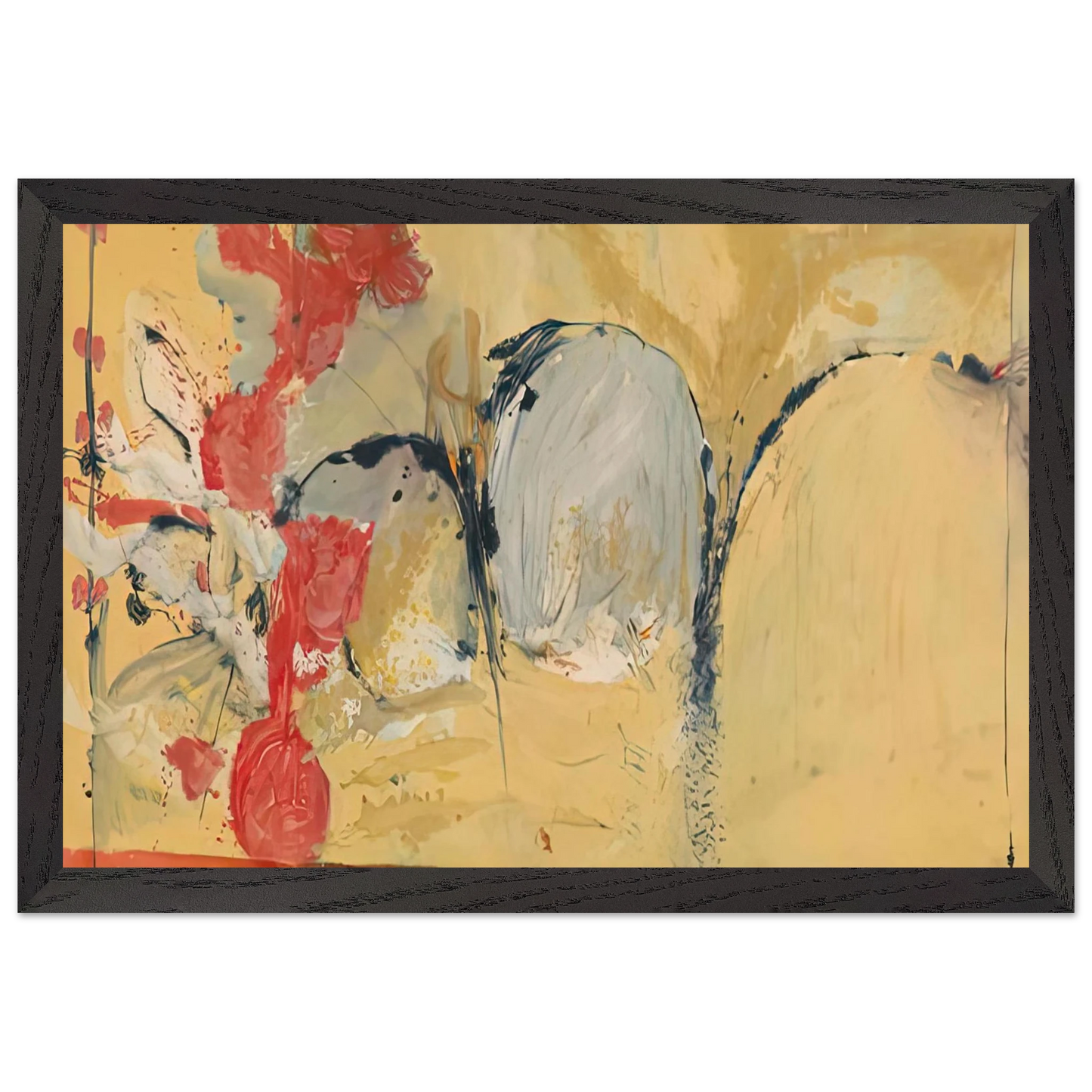 Helen Frankenthaler - Large Abstract Still Life, 1951- Wall Art - 30x40 cm / 12x16 inches - Fine Art Poster - -