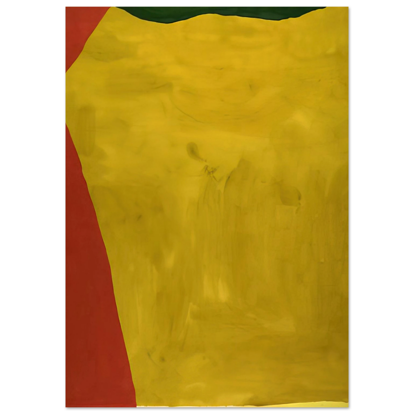 Helen Frankenthaler - Blessing of the Fleet - 1969 Wall art - 70x100 cm / 28x40 inches - Premium Wooden Framed Poster With Fine Art Paper - Wood frame