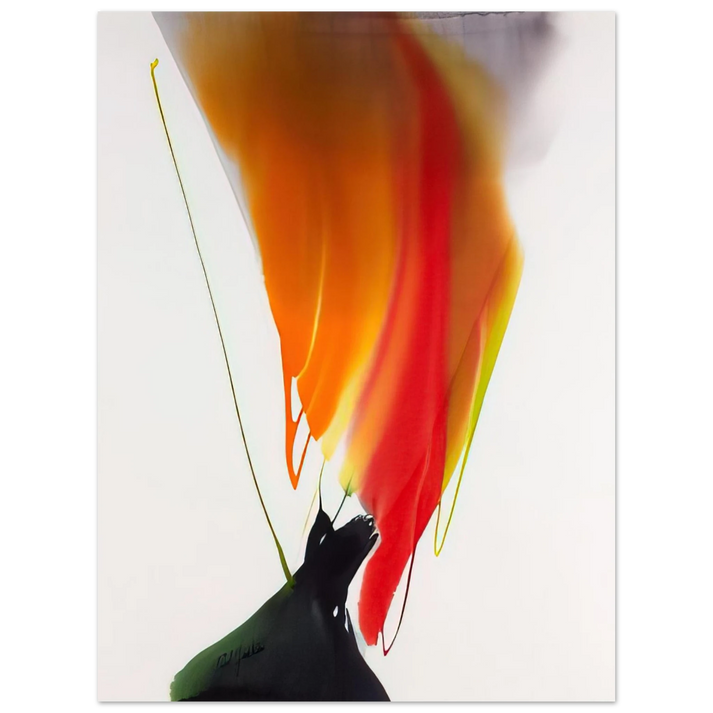 Paul Jenkins - Phenomena Woman Witch - 1969  75x100 cm / 30x40inches Fine Art Poster