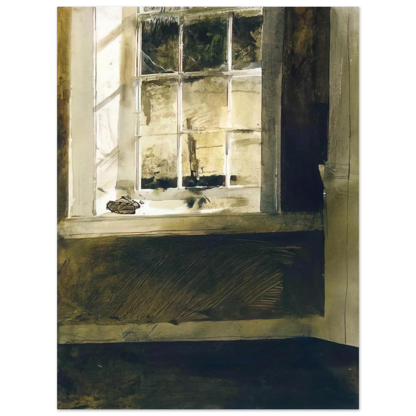 Andrew Wyeth - GROUNDHOG DAY 4 Wall Art - 21x29.7 cm / 8x12" - Fine Art Poster - -