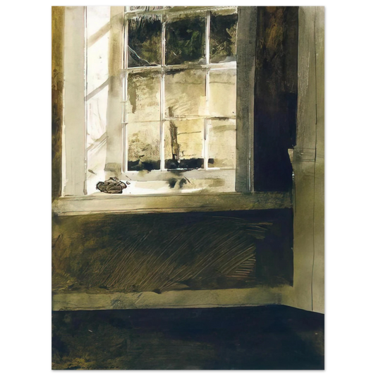Andrew Wyeth - GROUNDHOG DAY 4 Wall Art - 21x29.7 cm / 8x12" - Fine Art Poster - -