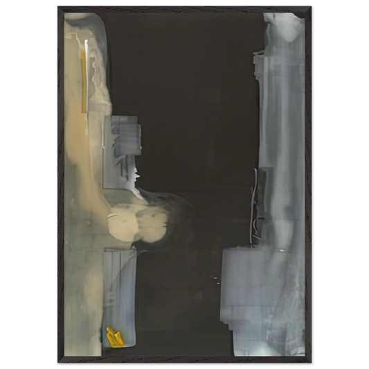 Toward Dark 1988- - Helen Frankenthaler Framed Art Print – Black Wooden Frame - Default Title - -Framed Art Print