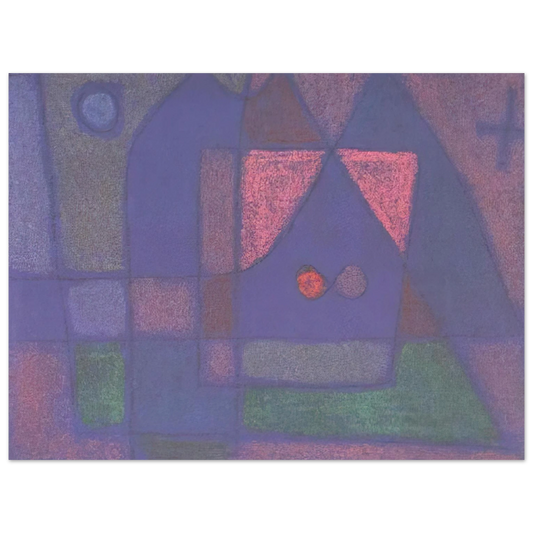 Paul Klee - SMALL ROOM IN VENICE Fine Art Poster - Default Title