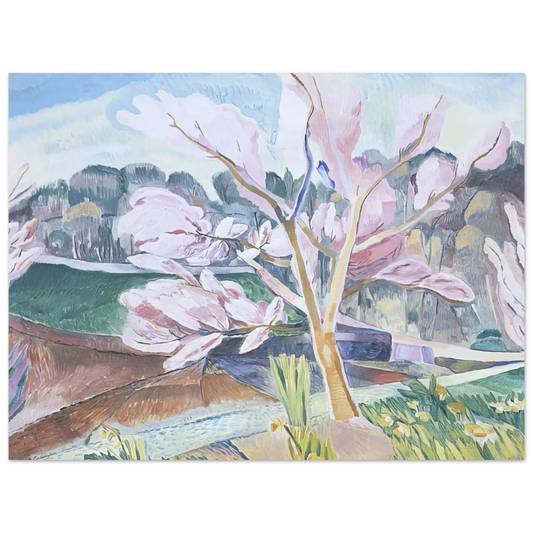 Grace Cossington Smith - Landscape with flowering peach - 1932 Fine Art Poster - Default Title