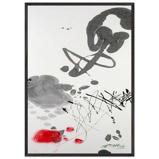 MAR 08 NO 7 2008 - Chu teh Chun Framed Art Print – Black Wooden Frame - Default Title - -Framed Art Print