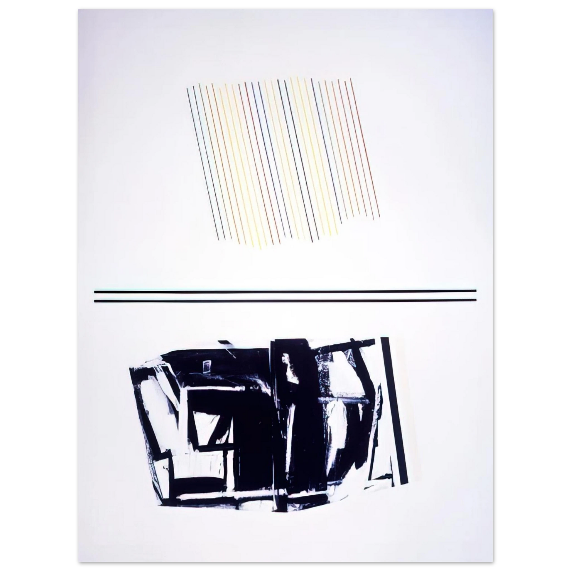 Ronnie Landfield - Mother Of All Paintings - 1990 Fine Art Poster - Default Title