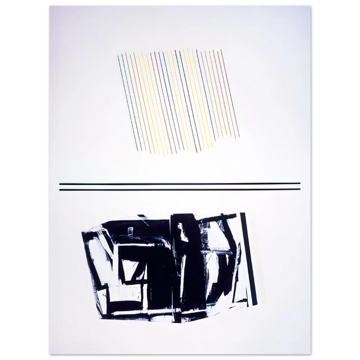 Ronnie Landfield - Mother Of All Paintings - 1990  75x100 cm / 30x40inches Fine Art Poster