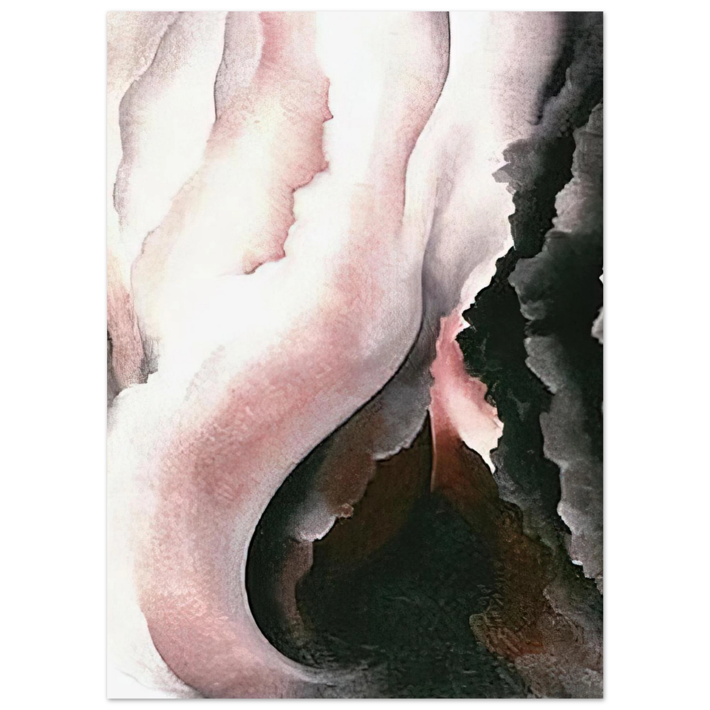 Georgia O'Keeffe - Dark Iris ?2 Fine Art Poster - 40x60 cm / 16x24 inches