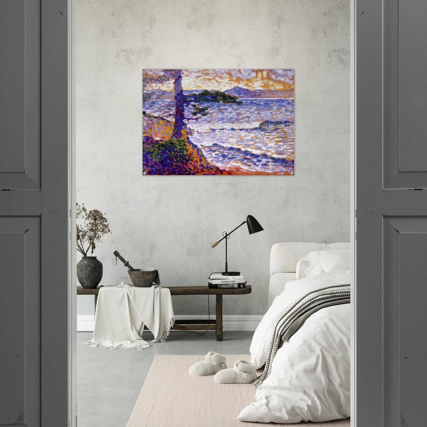 The Mediterranean Coast - Henri-Edmond Cross Acrylic Print - 70x100 cm / 28x40″ inches