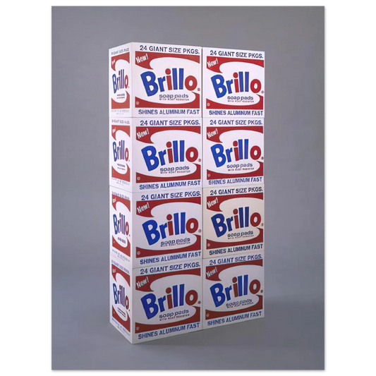 Andy Warhol - Brillo Soap Pads Boxes Fine Art Poster - 13x18 cm / 5x7 inches