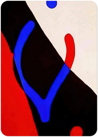 Frond and navel By Jean Arp Pack of 10 Post Cards | Jean Arp Post Cards | A6 (10.5 x 14.8 cm) - 4.1 x 5.8 inches