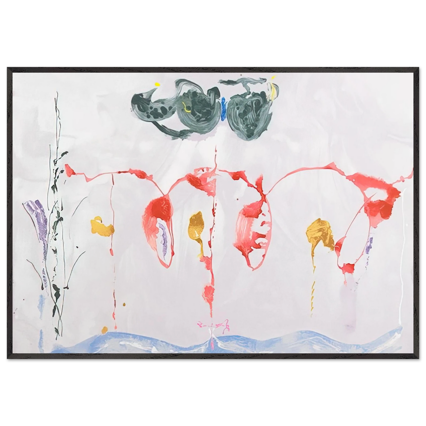 Helen Frankenthaler - Aerie - 2009 Wall art - A2 (42 x 59.4  cm) - Fine Art Poster - -