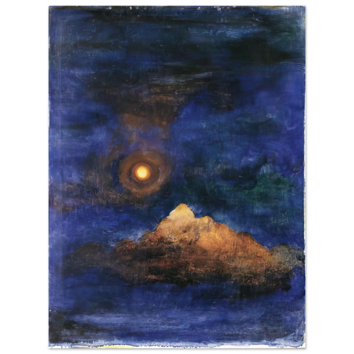 Julius Bissier - Concepimento nel cosmo - 1920  75x100 cm / 30x40inches Fine Art Poster