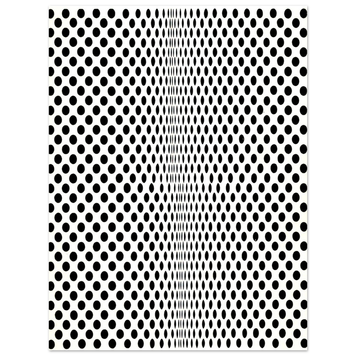 Bridget Riley - FISSION 1963  75x100 cm / 30x40inches Fine Art Poster
