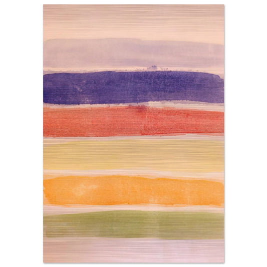 Meadow - 1981 - Ronnie Landfield Brushed Aluminum Print - 70x100 cm / 28x40 inches | Ronnie Landfield Aluminum Print | Ronnie Landfield Prints