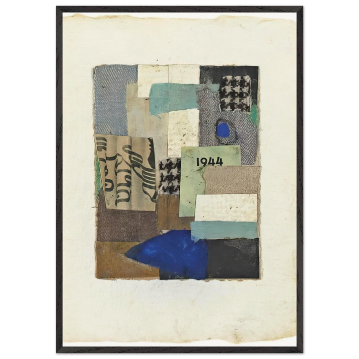 Untitled No 10 - 1948 - Anne Ryan 70x100 cm / 28x40 inches Framed Art Print – Black Wooden Frame