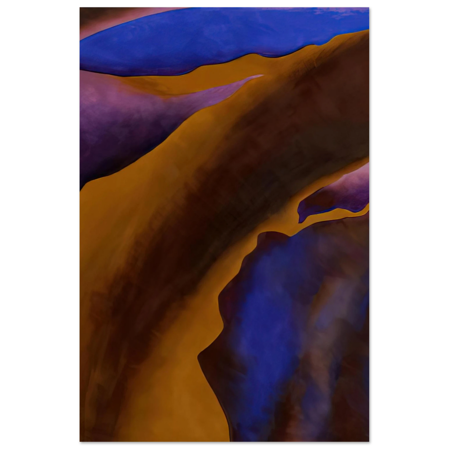 Georgia O'Keeffe - Only One Fine Art Poster - 75x100 cm / 30x40 inches