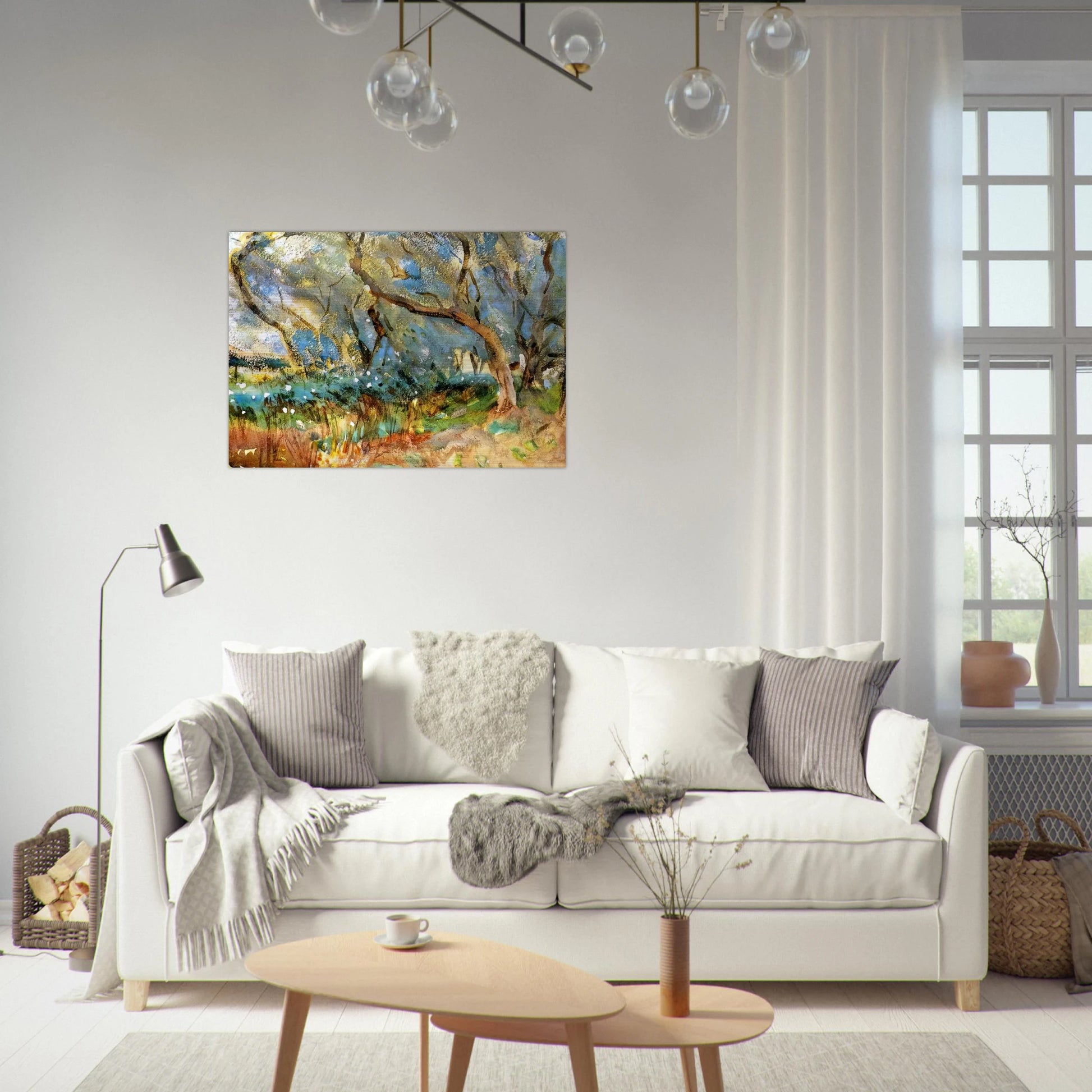 Landscape - John Singer Sargent Brushed Aluminum Print - 70x100 cm / 28x40 inches | John Singer Sargent Aluminum Print | John Singer Sargent Prints