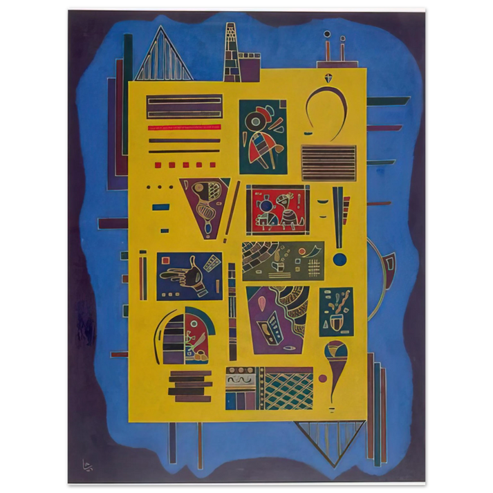 Wassily Kandinsky - CONGLOMERAT 1943  75x100 cm / 30x40inches Fine Art Poster