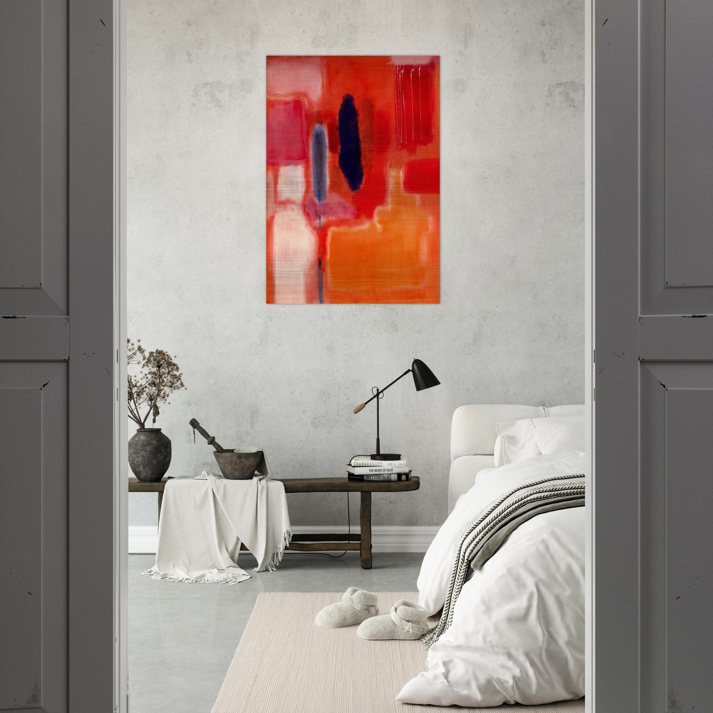 No. 9 - 1948 - Mark Rothko Brushed Aluminum Print - 70x100 cm / 28x40 inches | Mark Rothko Aluminum Print | Mark Rothko Prints