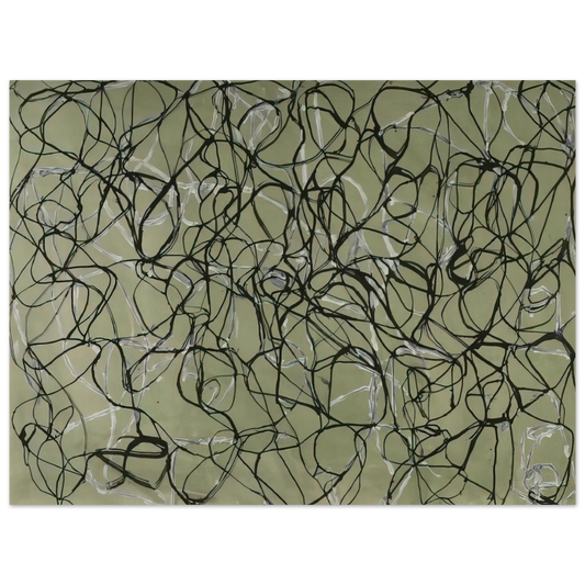 Brice Marden - Bridge Study - 1991 Fine Art Poster - Default Title