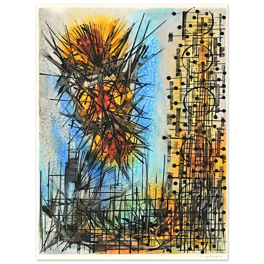 Jimmy Ernst - Observation VII - 1965 Fine Art Poster - Default Title