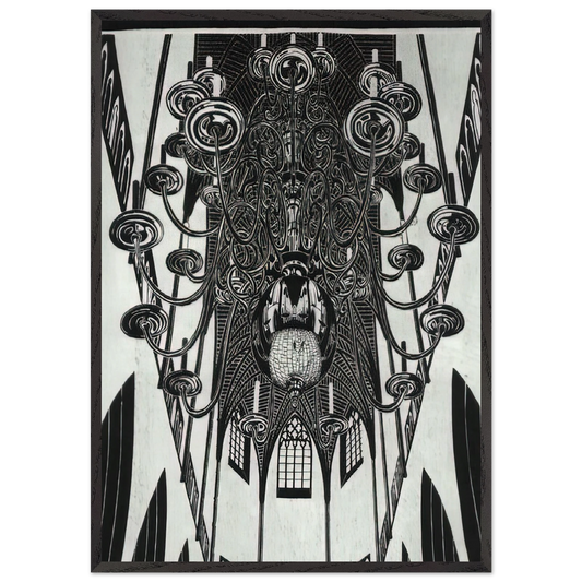 ESCHER 2 - MC Escher Framed Art Print – Black Wooden Frame - Default Title - -Framed Art Print