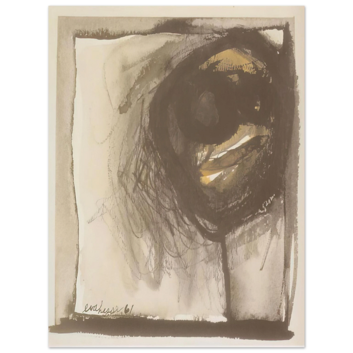 Eva Hesse - UNTITLED 1961  75x100 cm / 30x40inches Fine Art Poster