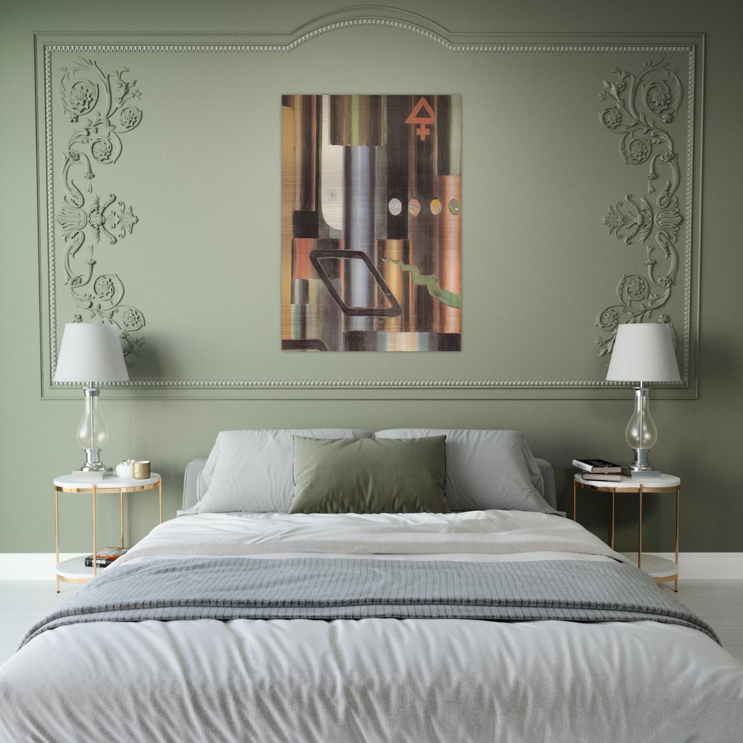 La libra s'infiamma e le piramidi - 1921 - Julius Evola Brushed Aluminum Print - 70x100 cm / 28x40 inches | Julius Evola Aluminum Print | Julius Evola Prints