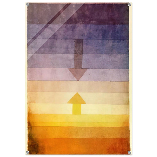 SEPARATION IN THE EVENING 1922 - Paul Klee Acrylic Print - 70x100 cm / 28x40″ inches