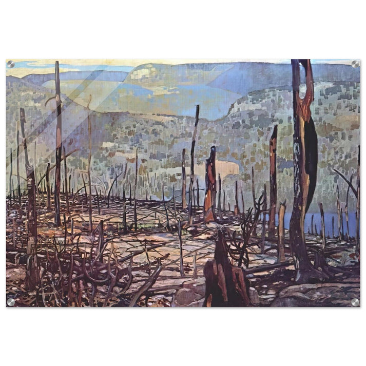 Fire Swept Algoma - 1920 - Frank Johnston Acrylic Print - 70x100 cm / 28x40″ inches